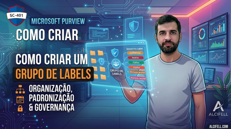 SC-401 – Como criar um grupo de rótulos (Label Group) no Microsoft Purview: organização, padronização e governança