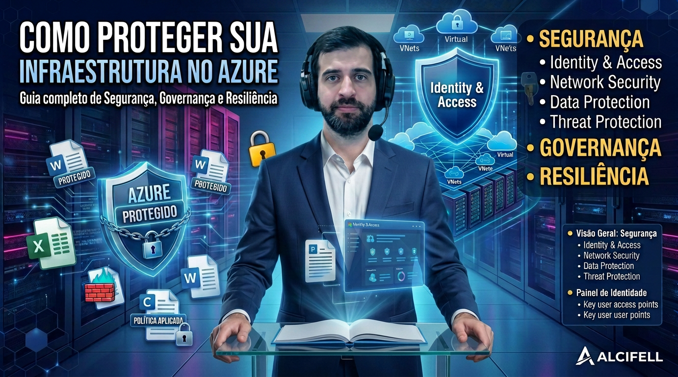Como proteger sua infraestrutura no Azure: guia completo de segurança, governança e resiliência