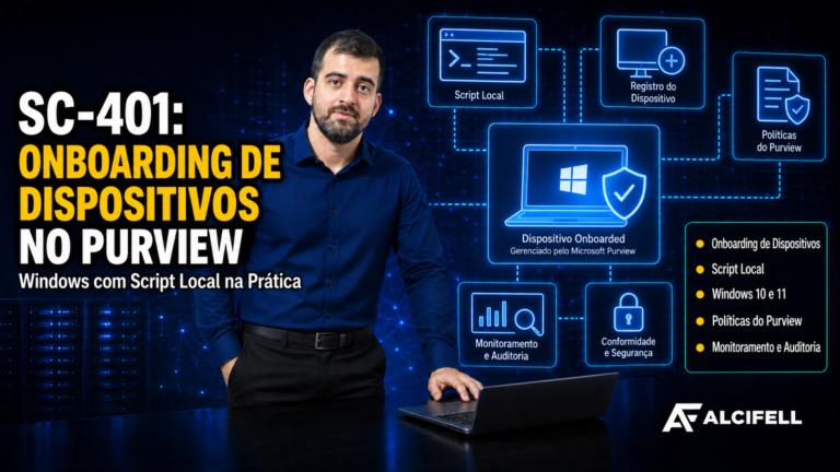 SC-401: Microsoft Purview na prática – Como fazer o onboarding de um dispositivo Windows com script local